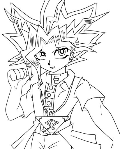 Yami Yugi Coloring Pages