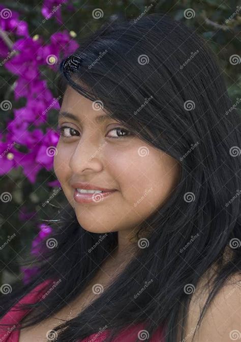 Pretty Latin Girl Stock Image Image Of Dark Girl Lips 10754781