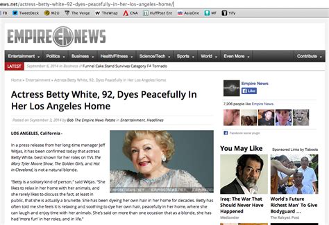 Ripbettywhite Is She Dead Nope Its A Hoax Hype Malaysia