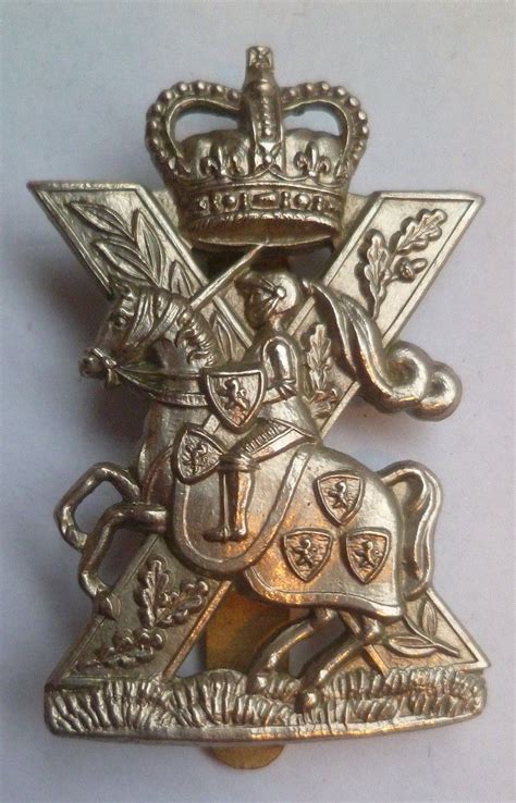 Fife And Forfar Yeomanry British Army Uniform Badge British Army
