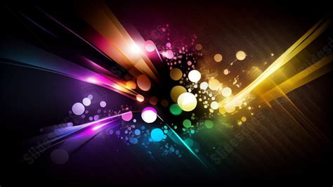 Dazzling Light Effect Spot Powerpoint Background For Free Download