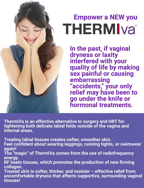 Thermiva Rejuvenation In Algonquin How Does It Work To Treat Incontinence And Intimate Concerns