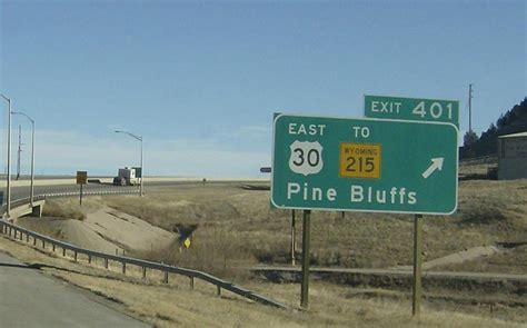 Interstate 80 Wyo 213wyo 214 To I 80 Busus 30 Wyoming Routes