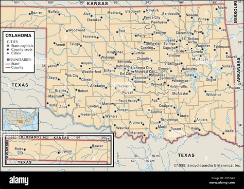 Oklahoma Political Map