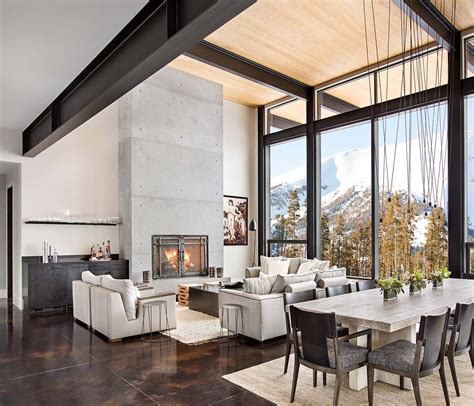 Famous Mountain House Interior Design References Architecture