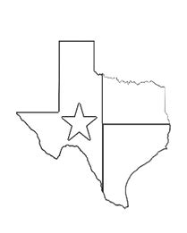 Free color book page of the texas state flag. Texas Coloring Pages - DANCING COWGIRL DESIGN