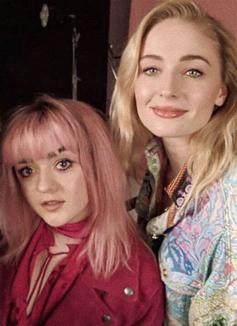 Maisie Williams And Sophie Turner For Glamour Magazine Uk March 2019