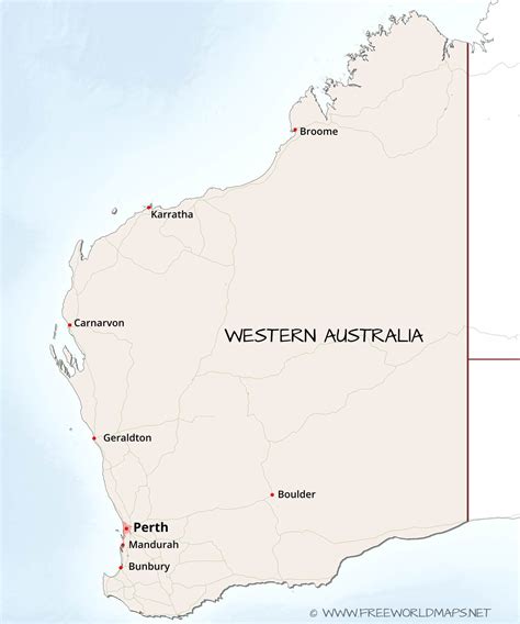 Albums 94 Wallpaper Map Of Western Australia With Cities And Towns