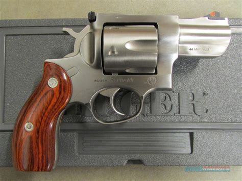 Ruger Redhawk 44 Mag Stainless W Wood Grips T For Sale