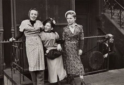 Helen Levitt Three Girls Playing Dress Up New York City C