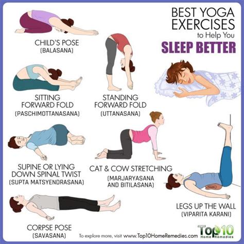 best yoga exercises to help you sleep better top 10 home remedies