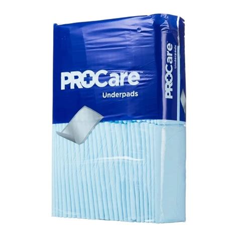 Underpad Procare™ 21 X 36 Inch Disposable Fluff Light Absorbency