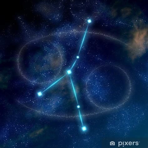 Wall Mural Cancer Constellation And Symbol Pixersus