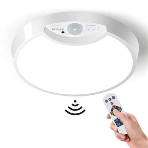 Battery Operated Ceiling Light With Remote Motion Sensor Led Ceiling