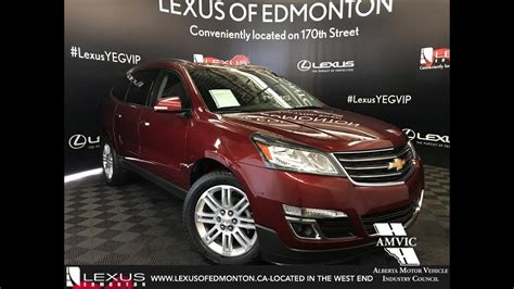 Used Red 2015 Chevrolet Traverse Lt Walkaround Review Athabasca Alberta