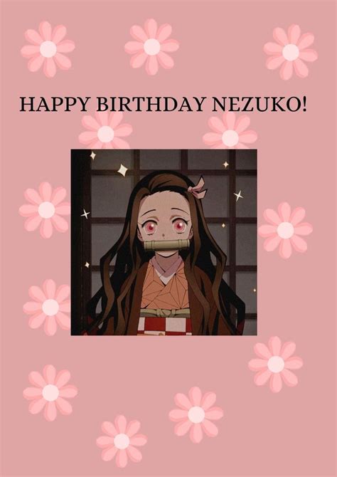 Happy Birthday Nezuko Chan ‿
