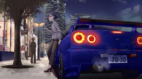 100 Car Anime Wallpapers