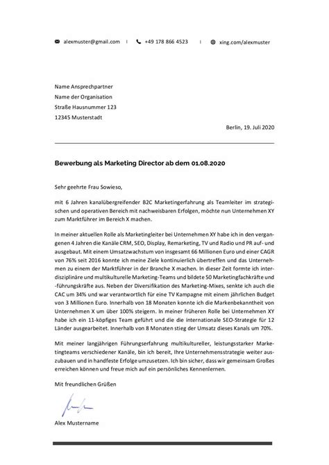 Mit ihren eigenen bildern, logos und grafiken. Anschreiben Führungskraft: Muster & Vorlagen für Bewerbung