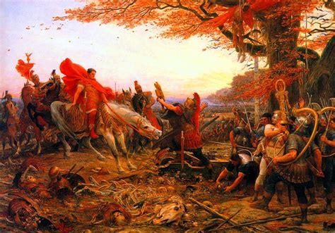 Roman Legionaries Recovering The Lost Eagles Of The Battle Of Teutoburg