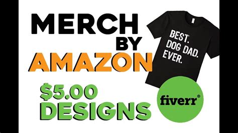 Merch by Amazon: Outsource Your T-shirt Designs for $5.00 Explanation