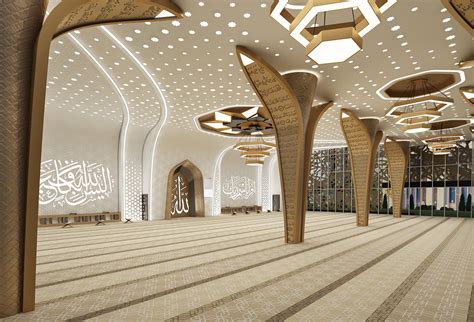 Mosque Interior Ksa Behance