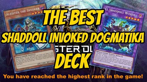 The Best Shaddoll Invoked Dogmatika Deck Plat 1 Yu Gi Oh Master Duel