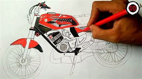 Menggambar mewarnai sepeda motor modifikasi drag, cara menggambar motor jupiter modifikasi street racing aliran thailand. cara menggambar motor rx king drag 200cc simple mudah ...