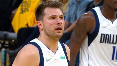 Nba Playoffs Luka Doncic Wears Battle Scar From Andrew Wiggins In