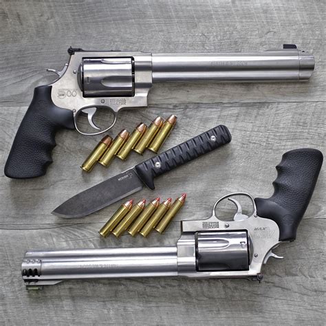 My Big Twins Sandw 460 Xvr And 500 Magnum Part Of My Stainless Sandw Revolver Collection R
