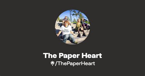The Paper Heart Instagram Facebook Linktree