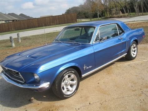 1968 Ford Coupe Mustang 289 Automatic With Powersteering Classic Ford