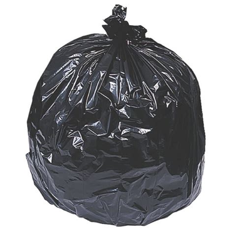 Webster 55 60 Gal 2 Mil Low Density Trash Bag Black 100 Case HD