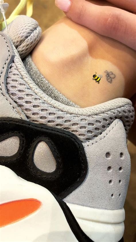 Bumble Bee Tattoo On Ankle Bee Tattoo Cute Ankle