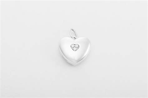 Tiffany Heart Locket In Sterling Silver With Diamonds Catawiki