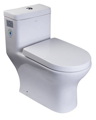 Eago Tb353 One Piece Dual Flush Toilet With Soft Close Seat