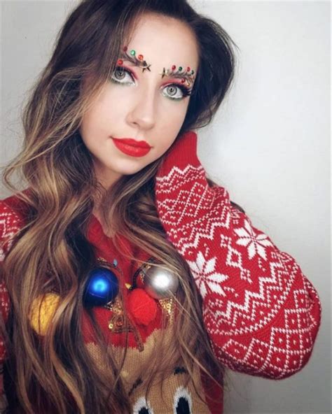 34 Festive Christmas Makeup Looks Ideas To Enjoy The Holiday Page 2 Of 2