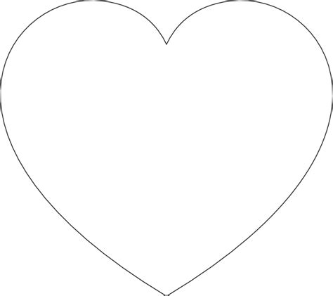 Heart Outline Thin Clip Art At Vector Clip Art Online