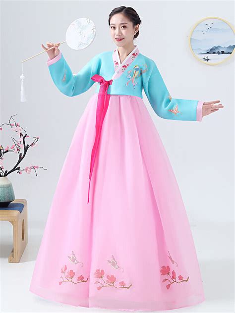 Women Hanbok Korean Traditional Hanbok Dress National Costumes Korean Streetwear Women Lupon