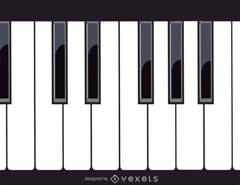 Teclas De Piano Descargar Vector