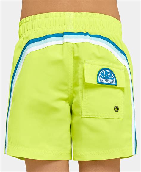 Neon Green Swim Shorts For Boys Juniors Swim Shorts