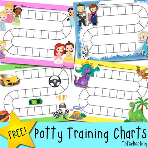 Potty toilet training reward chart personalised kids sticker reusable unicorn. Free Potty Training Progress & Reward Charts | Teacher's ...