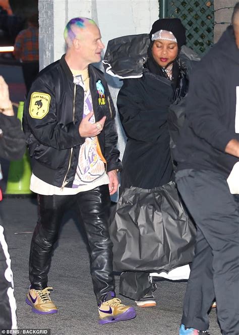 Flea Takes His 16 Year Old Daughter Sunny Bebop Balzary Out Trick Or Treating At Malibu Colony