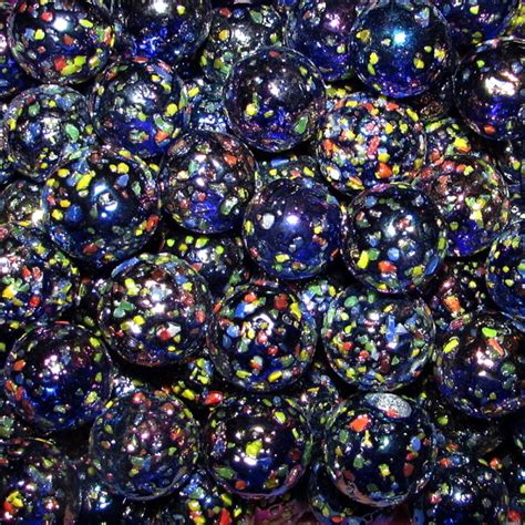 58 16mm Glitterbomb Glass Marbles Etsy