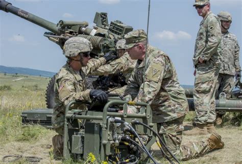 Us Troops Hone Artillery Skills With Hungarian Exercise Article The