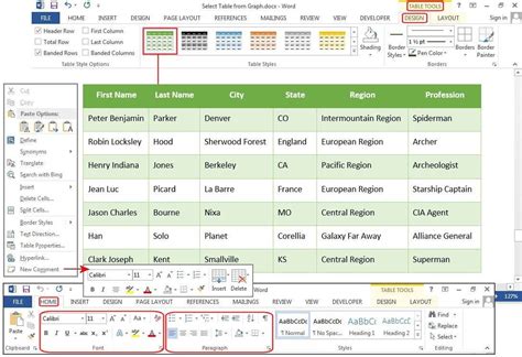 Microsoft Word Tables Templates Free Download Word Ta
