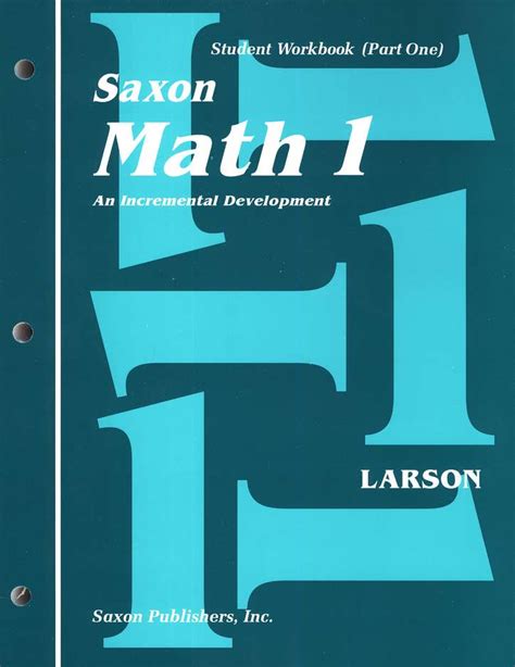 Sale Saxon Math 1 Student Workbooks And Facts Cards