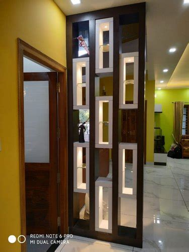 Modern yet inviting, this is the living room of our dreams. self Modern Living Room Partition, For Home, Straight, Rs ...