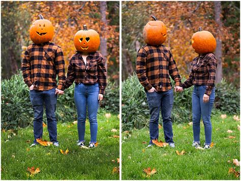 Pumpkin Head Photoshoot A Hilarious Take On Couples Photos