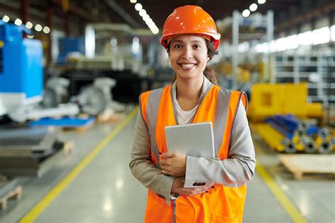 Factory Worker Posing Safetyskills