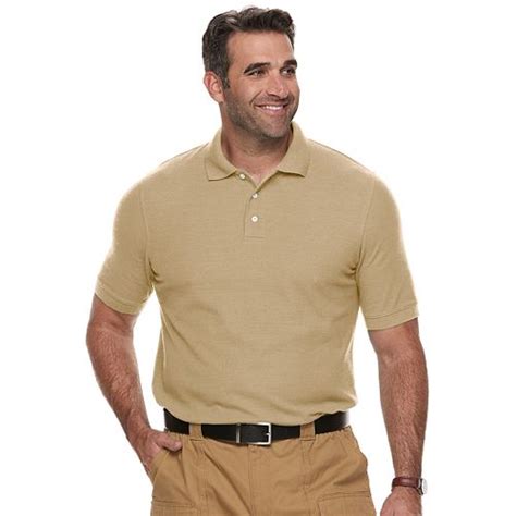 big and tall croft and barrow® classic fit easy care performance pique polo